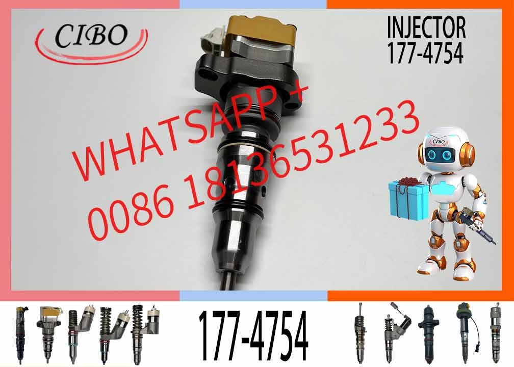 Excavator Parts E 322C 325C 3126B Engine Diesel Fuel Injector 177-4754 1774754