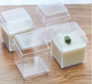 China Disposable Plastic Dessert Cup With Lid Clear Disposable Plastic Dessert Tumbler Cups Small Party Cups wholesale