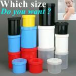 Cosmetic Food Packaging 250ml 500ml White Black Blue PP Plastic Cosmetic Cream