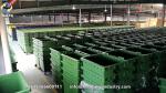 outdoor steel garbage bin Galvanized sheet waste bin