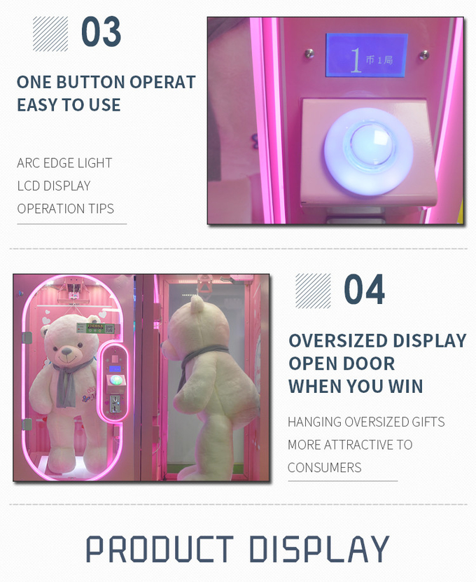 Hot Sale Cut Ur Prize Acceptor Vendor Game Machine Golden Key Barber Cut Prize Game Machine