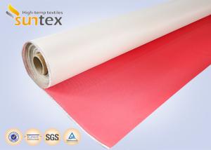 China Heatproof Fabric PU Coated Fiberglass Fabric M0 Welding Fire Blanket 0.41mm 460g Fabric Duct wholesale