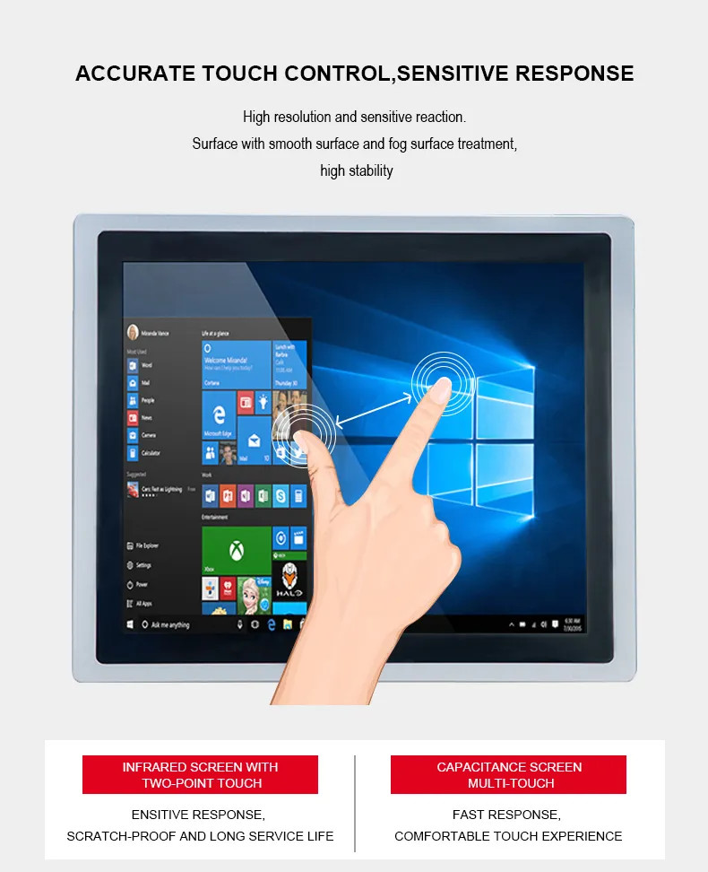 12.1 Inch Multifunction Touch Screen Monitor Industrial Lcd Computer Self Service Kiosk