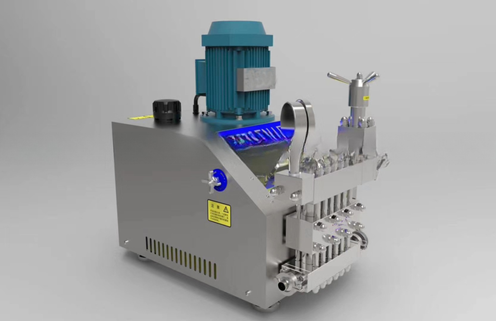 Customized Capacity 25L/H Milk Homogenizer for Processing Types and Milk in Laboratory