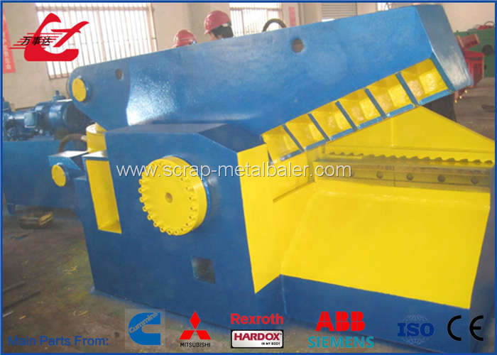 Mitsubishi / Siemens PLC Q43-1200 Alligator Scrap Metal Shear With Button Control