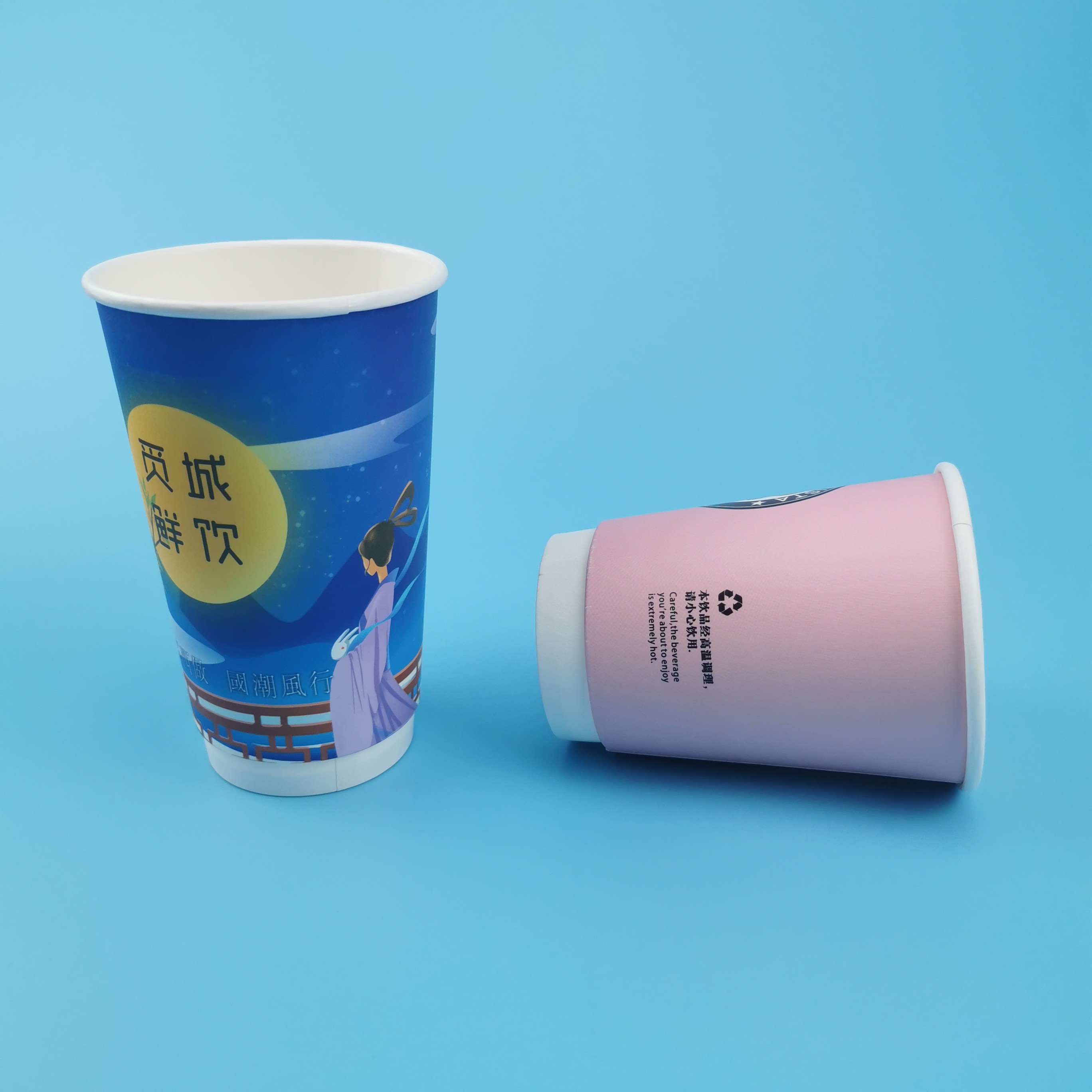 12oz Hot Coffee 89MM Disposable Bubble Tea Cups