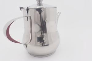 China 70oz Serving pot turkish coffee pot stainless steel silver teapot wholesale