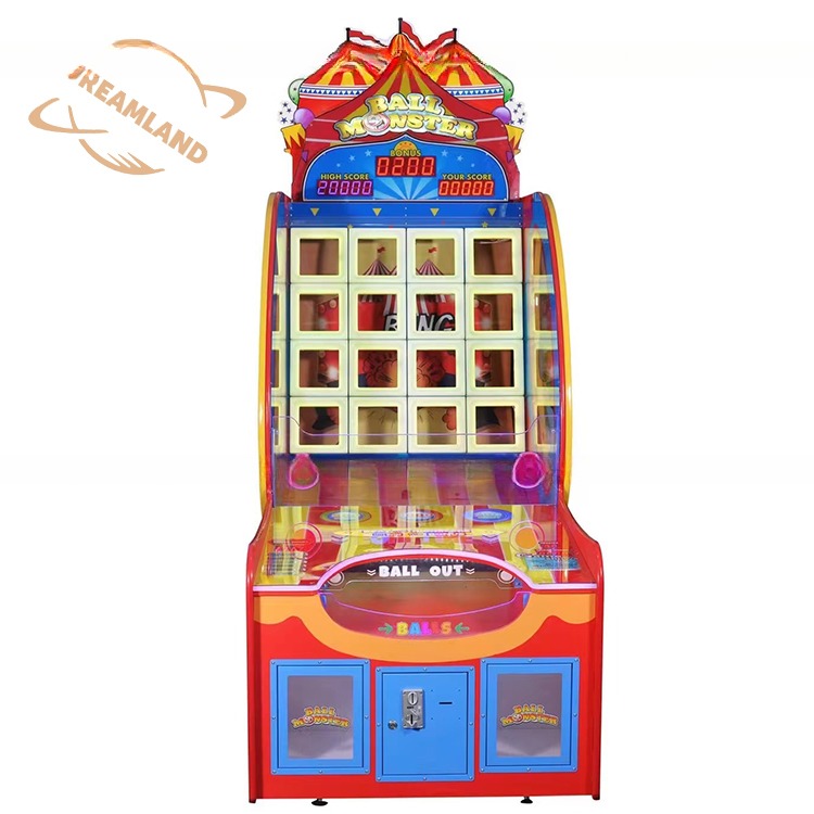 Luxury Ball Monster Game Ticket Redemption Game Machine 220V/60W