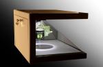 3D Holographic Pyramid Projection Display 270 Degree Advertising Player