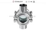 DN25 150 Degrees Waterproof Hygienic Sight Glass