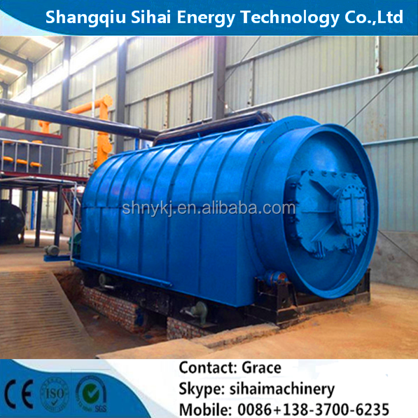 Tire Recycling Line For Pyrolysis Oil Refinery Production Equipment