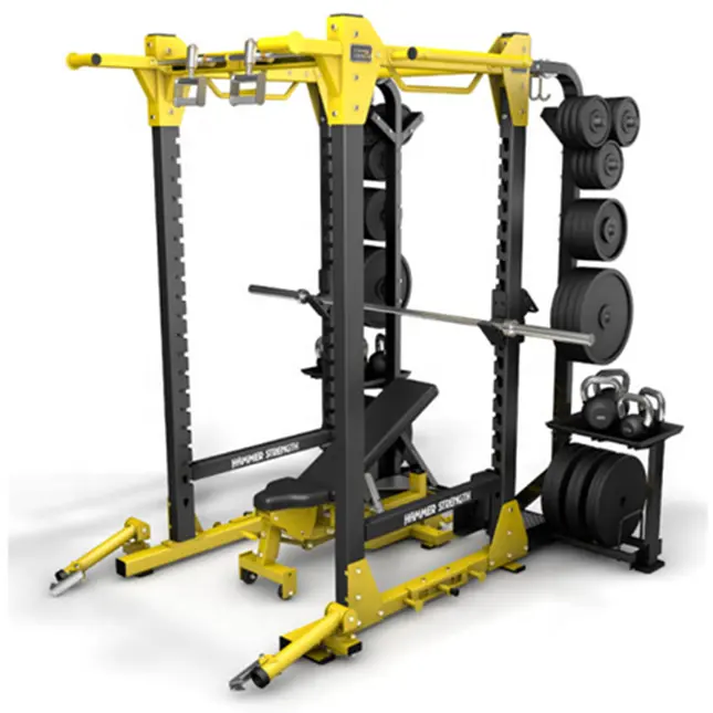 Gym Equipment Legs Shoulder Press Lat Pull up Multi Functional Powerlifting Combo Rack