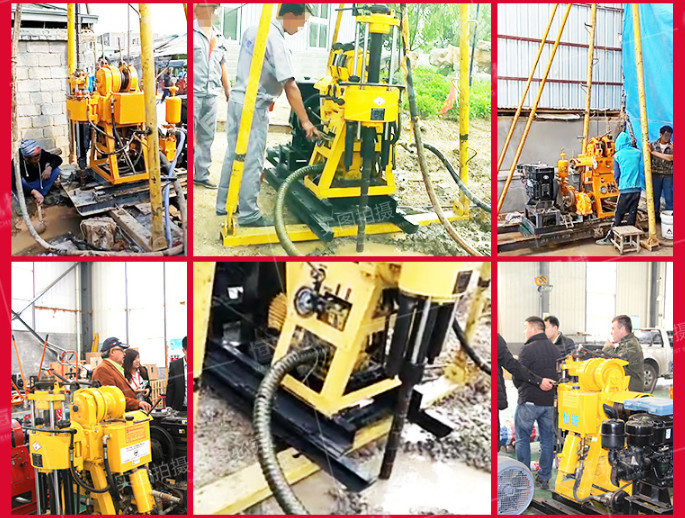 150 Meters Drilling Depth Water Well Drilling Rig Powered by Diesel Engine For Industry Drilling