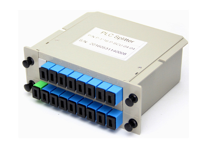 FTTH 1x2 1x4 1x8 1x16 Fiber Cassette Optical PLC Splitter Cassette Plug-in