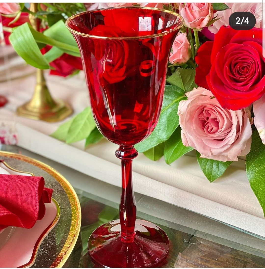 White Wine Champagne Water Glasses Decor Wedding Glassware Event