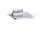 Hospital Bathroom Hardware Accessories 2-1/2" Width Polished Chrome Double Robe