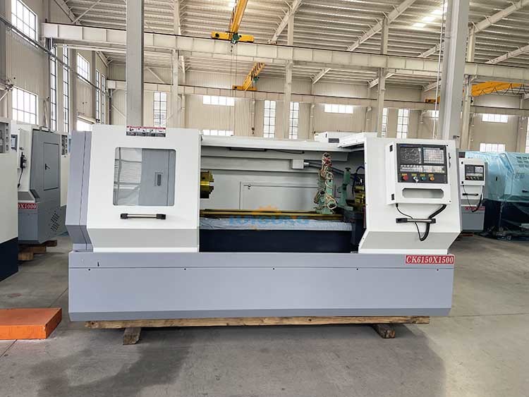 CK6150 750/1000/1500mm distance between two centers 4 station electrical tool holder cnc lathes
