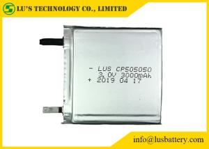 China 3.0 V CP505050 3000mah Limno2 Thin Battery Disposable Pouch Cell wholesale