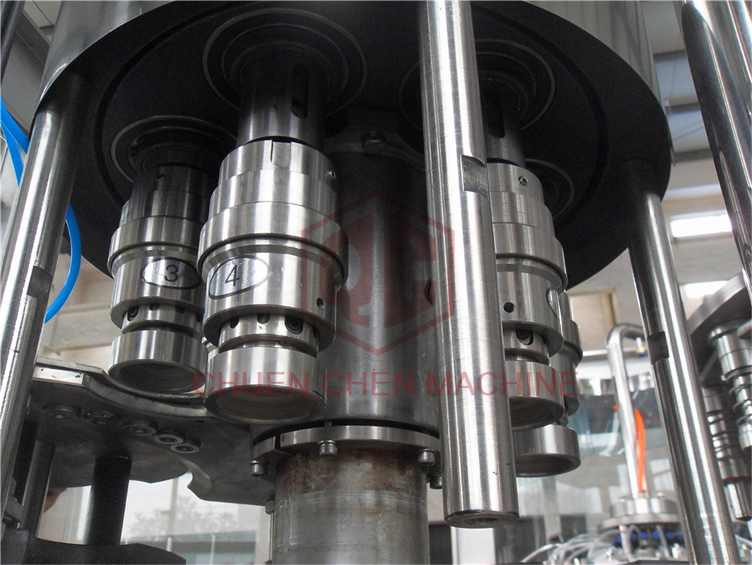 3 In 1 Automatic Glass Bottle Filling Machine Mango Puree Basil Seed Capping