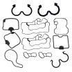 China Hair Rubber Irregular Shaped Parts Rubber Special Shaped OEM ODM wholesale