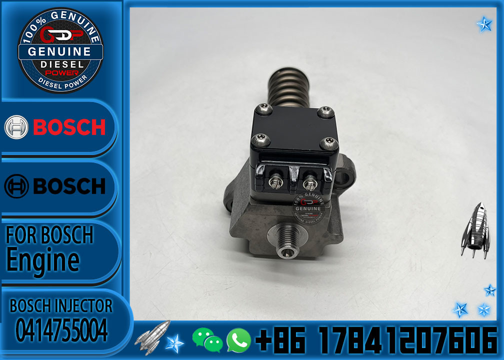 Common Rail Fuel Injector 0414755004 for DAF CF 9.2d 12.11d Engine PE XE-C Euro Engine