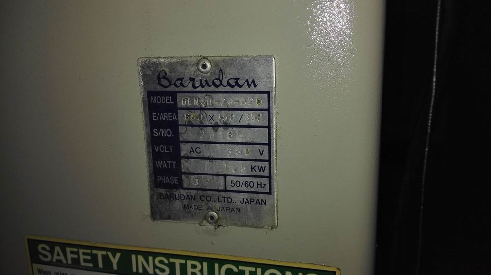Refurbished Barudan Embroidery Machine 20 Head Support Multi Languages