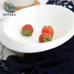 Modern Bistro Trapezoidal Salad Bowl Porcelain Durable