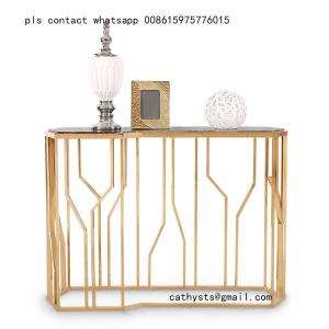 China Customized Hairline Gold stainless steel table chair for restaurant metal furniture wholesale