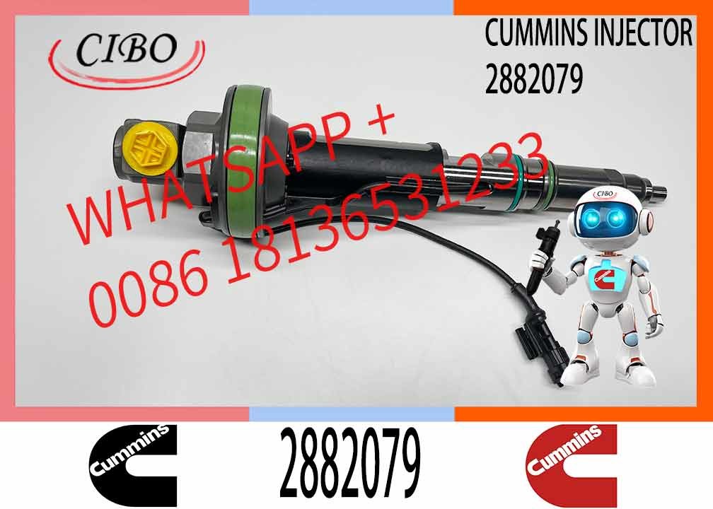High Performance Diesel Fuel Injector Nozzle 2882079 For Excavator K19 QSK19 Engine Common Rail Injector