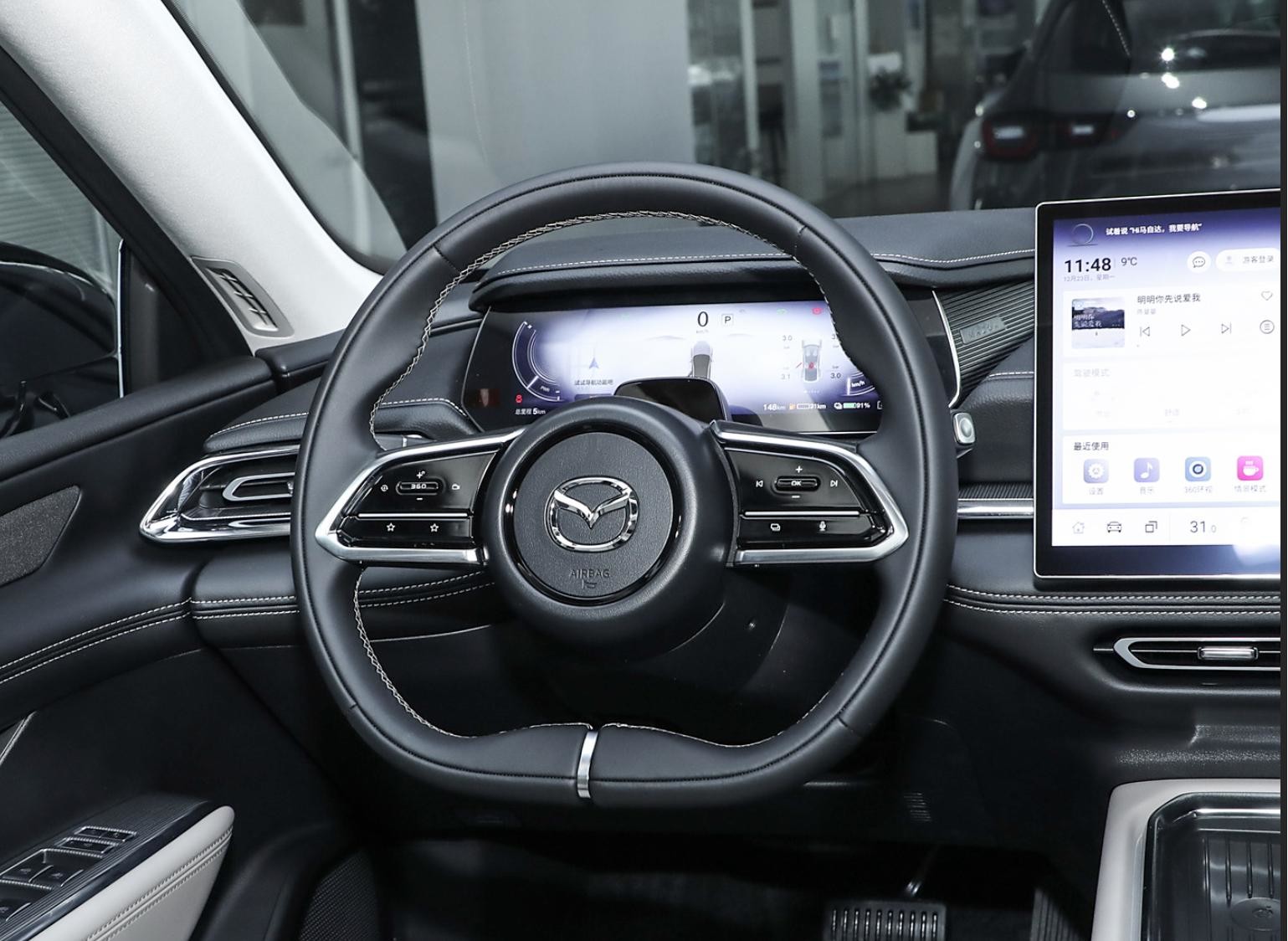 2025 New Model Extender Automobile EV with 5 Seating Capacity Mazda EZ6 Long Ranger Hybrid Electric Car with Sunroof