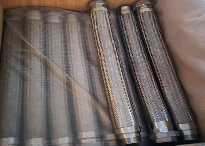 SUS316 3/4 Flexible Pipe Joint Connector Braided Expansion Joint