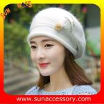 QF17002 Sun Accessory customized fashion knitted beanie hats for ladies ,Hats in