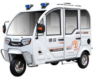 China Chinese Big Space 3 Wheel Electric Car For Elder People Pedicab for passenger electric closed tricycle wholesale