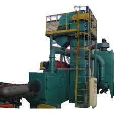 Surface Cleaning Wheel Blast Machine , Industrial Shot Blaster Abrasive