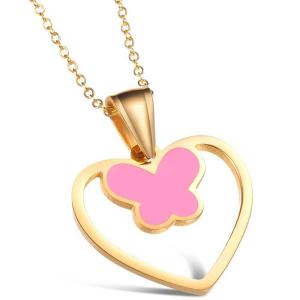 China New Fashion Tagor Jewelry 316L Stainless Steel Pendant Necklace TYGN064 wholesale