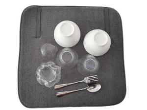 China Washable Microfiber Dish Drying Mat 41x46cm wholesale