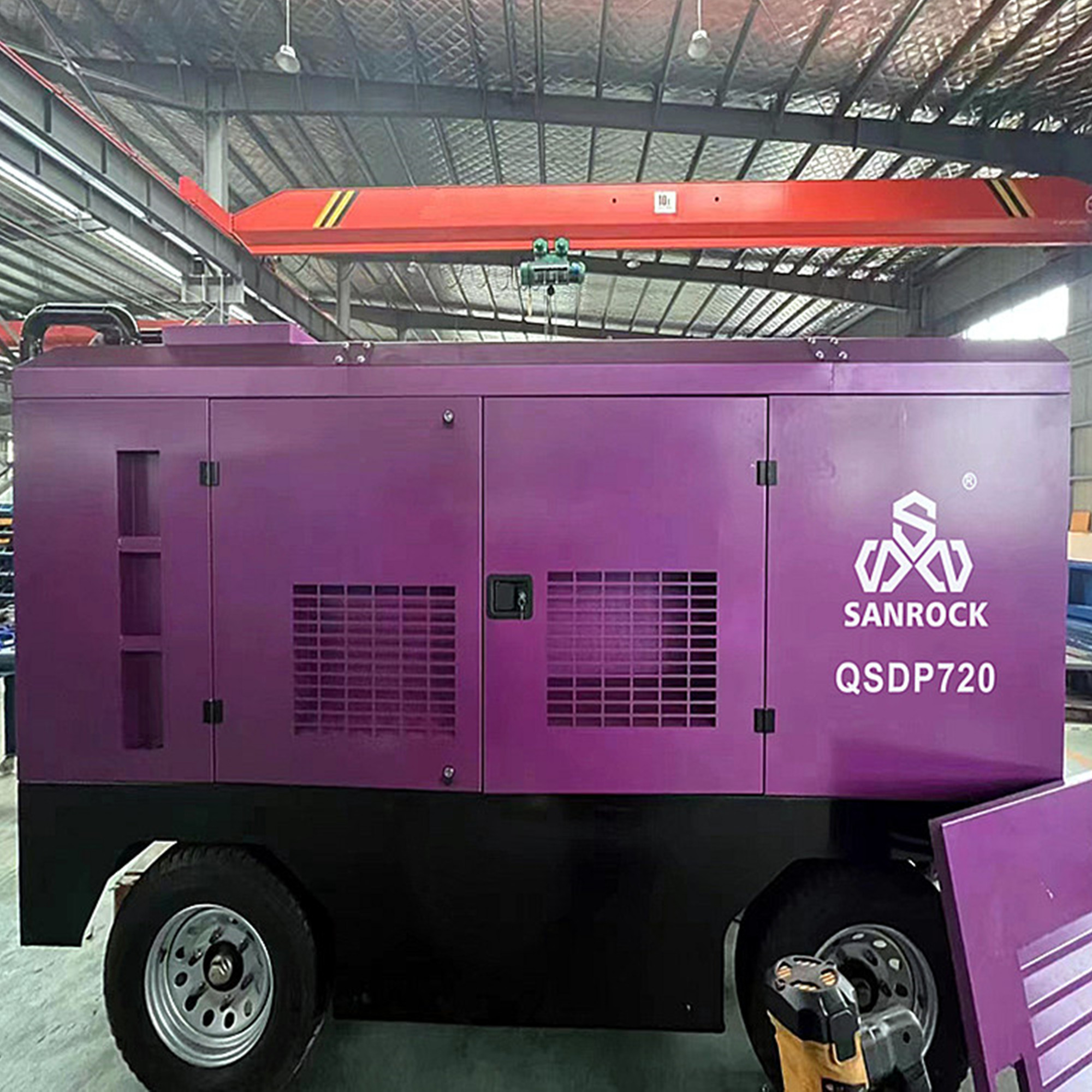 Portable Screw Air Compressor Machine 25bar Mining Screw Air Compressor For Sale