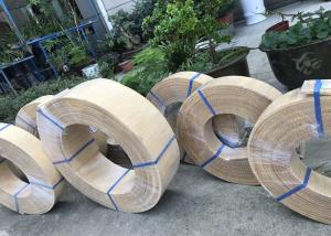 China Yellow Asbestos Woven Brake Lining Roll , Woven Friction Lining Material wholesale