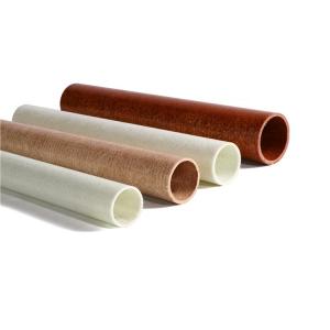 China 100mm Colorful Hollow Fiberglass Tube High Strength FRP Plastic Round Tube wholesale