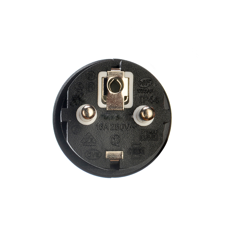 Outdoor Extension Cord Euro 16A/250V Straight 3 Pin Plug Heavy Duty with 2 Pole Waterproof Socket H07RN-F 3X1.5MM2