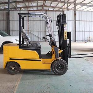 China 1.5 Ton Electric Forklift With 3 Stage Mast Solid Tires 48V Battery 6M Lifting Height Compact Design wholesale