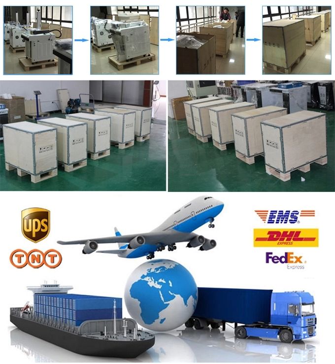 Portable Industrial Fiber Laser Engraving Machine For Rubber Stamp Enclosed