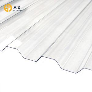 China Awning 4.5mm Transparent Corrugated Sheet wholesale