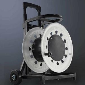 China Field Tactical 4.1kg Fiber Cable Assembly Plastic Spool Cart Material wholesale