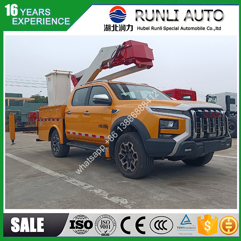 China JAC 4*2 Dust-Proof Dielectric Boom Lift with 50kV Insulation for Power Line Upgrades