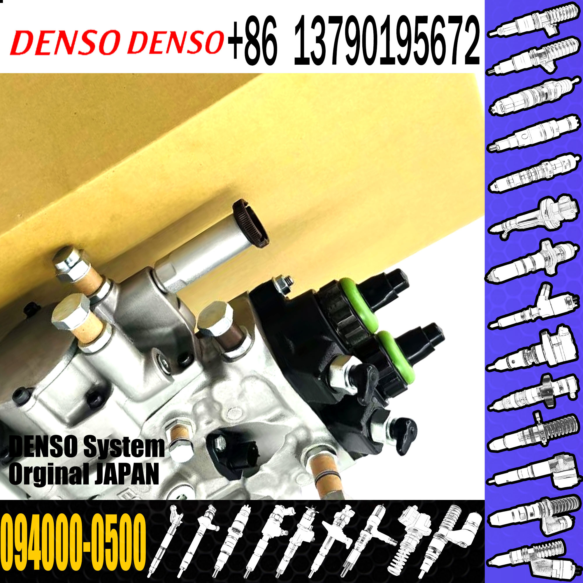 WEIYUAN Common Rail Diesel Injection 094000-0500 For 6081 RE521423 For DENSO HP0 Fuel Pump