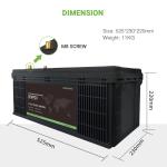 LiFePO4 Solar Lithium Motorhome Batteries 12v 300ah For Caravan Electric