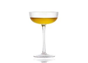 China Bar Lead Free Crystal Champagne Glasses , Long Stem 5 Ounce Wine Glass wholesale