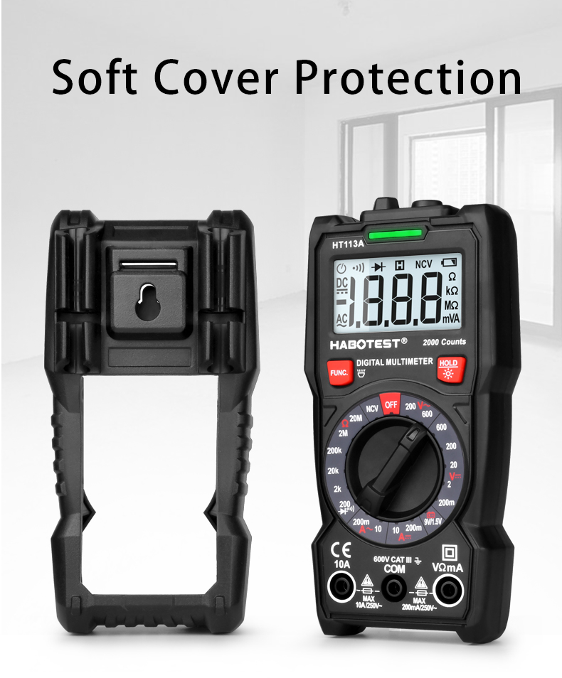 200Ohm 200mV 200mA Handheld Digital Multimeter