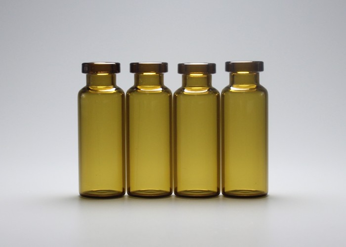 4ml Brown Crimp Neck Pharmacy Low Borosilicate Glass Vial Packing